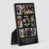 Football 7 photo collage team name フォトプラーク (側面)