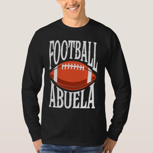 Football Abuela Grandma Grandmother Tシャツ (正面)