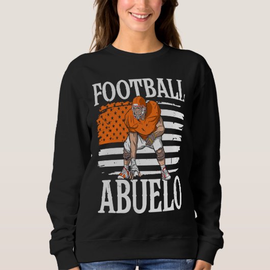 Football Abuelo Grandpa Grandfather スウェットシャツ (正面)