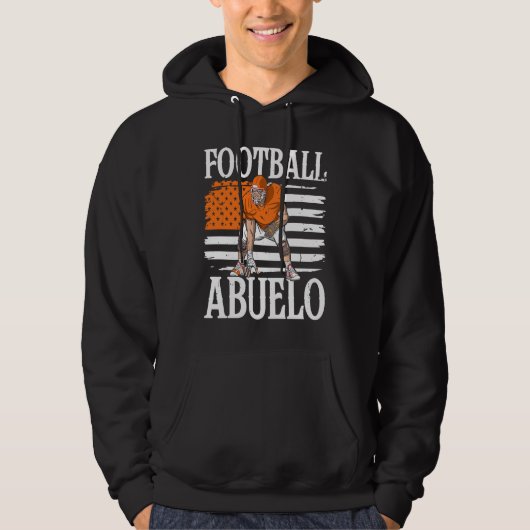 Football Abuelo Grandpa Grandfather パーカ (正面)