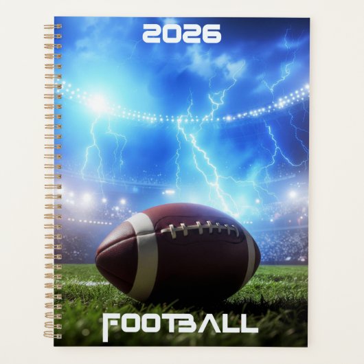 FOOTBALL Agenda 2026 プランナー手帳 (正面)