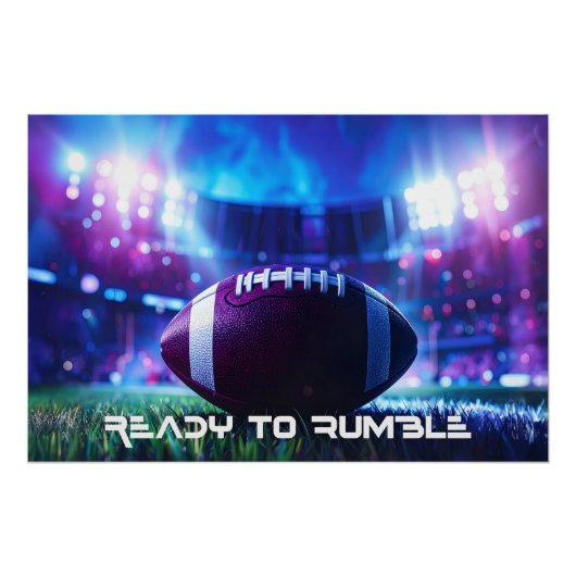 FOOTBALL - AMERICAN FOOTBALL - READY TO RUMBLE ポスター (正面)