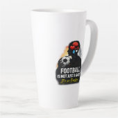 Football and Identity カフェラテマグ (右アングル)