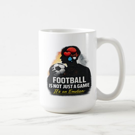 Football and Identity コーヒーマグカップ (右)