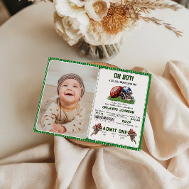 Football Baby Shower | 小さなオールスターがやってくる 招待状