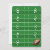 Football Baby Shower | 小さなスターがやってくる 招待状 (裏面)