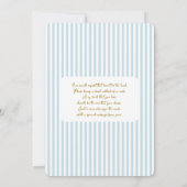 Football Baby Shower Boy 招待状 (裏面)