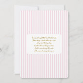 Football Baby Shower Girl 招待状 (裏面)