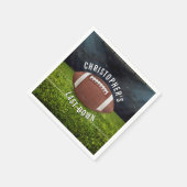 Football Bachelor Party Last Down スタンダードカクテルナプキン (角)