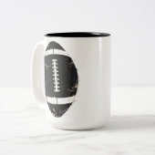 Football ball ツートーンマグカップ (正面左)