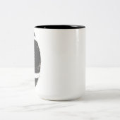 Football ball ツートーンマグカップ (中央)