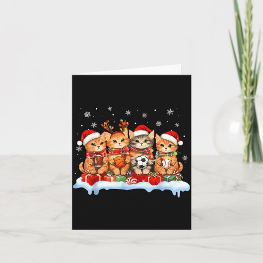 Football Baseball Basketball Player Funny Srt Chri カード (正面)