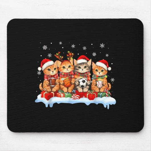 Football Baseball Basketball Player Funny Srt Chri マウスパッド (正面)