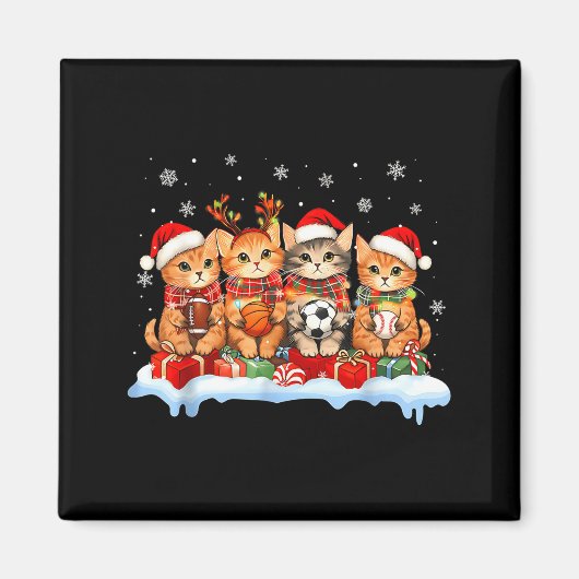 Football Baseball Basketball Player Funny Srt Chri マグネット (正面)