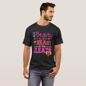 Football Beauty In Street And A Beast In My Cleats Tシャツ (正面フル)