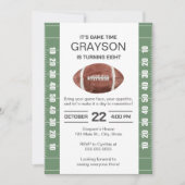 Football Birthday Invitation 5x7 招待状 (正面)