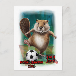 Football Celebration 2026 in Canada on a シーズンポストカード