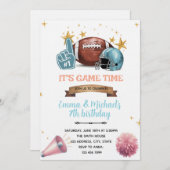 Football Cheerleading Joint party Invitation 招待状 (正面/裏面)