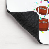 Football Christmas Tree Light Xmas Football Boys G マウスパッド (コーナー)