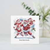 Football Christmas with Santa Claus シーズンカード (スタンド正面)