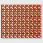FOOTBALL CHRISTMAS WRAPPING PAPER ラッピングペーパー (フラット)