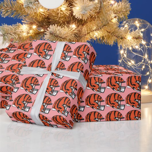 FOOTBALL CINCINNATI CHRISTMAS WRAPPING PAPER ラッピングペーパー (クリスマス)