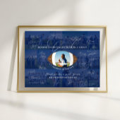 Football Coach Appreciation Collage Team Signature ポスター