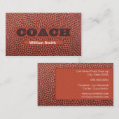 Football Coach business card 名刺 (正面/裏面)