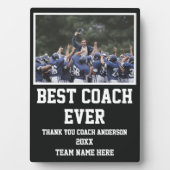Football Coach Gifts From Team Player Photo Custom フォトプラーク (正面)