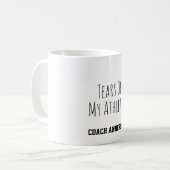 Football Coach Mug Travel Best Funny Thank You コーヒーマグカップ (正面左)