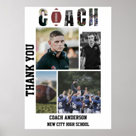 Football Coach Senior Night Graduation  ポスター