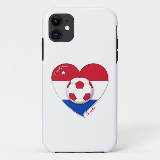 Football "CROATIA" Soccer Team Fútbol Croacia 2014 Case-Mate iPhoneケース (裏面)