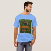 Football Design Graphic Tシャツ (正面フル)