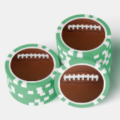 Football Design Poker Chips ポーカーチップ (積み重ね)