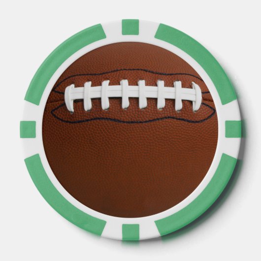 Football Design Poker Chips ポーカーチップ (正面)
