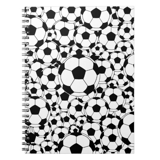 Football Fan Cover Notebook  Soccer Ball Journal ノートブック (正面)