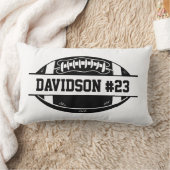 Football Fan Game Day Football Throw Pillow ランバークッション (ブランケット)