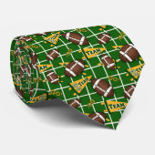 Football Fan Green and Gold ネクタイ (ロール)