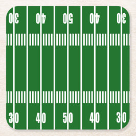 Football Field スクエアペーパーコースター