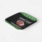 Football Field Birthday boy ペーパープレート (傾斜あり)