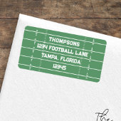 Football Field Custom Return Address ラベル