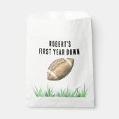 Football First Year Down Birthday Party フェイバーバッグ (正面)