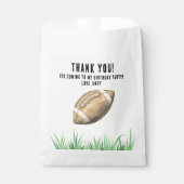 Football First Year Down Birthday Party フェイバーバッグ (正面)