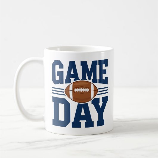 Football Game Day コーヒーマグカップ (左)