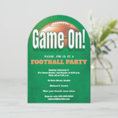Football Game Party 招待状 (スタンド正面)