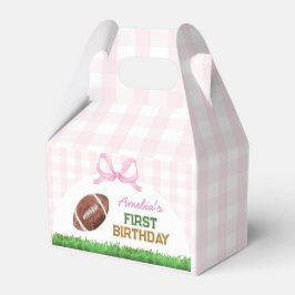 Football Girl Birthday Party Favor Box フェイバーボックス