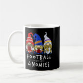 Football Gnomes Football With My Gnomies For Boys コーヒーマグカップ (左)