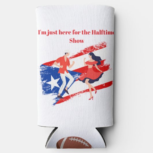 Football Halftime スリム缶クーラー (正面)