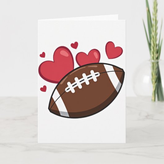 Football Hearts Delightful Card カード (正面)