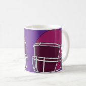 Football Helmet コーヒーマグカップ (正面右)
